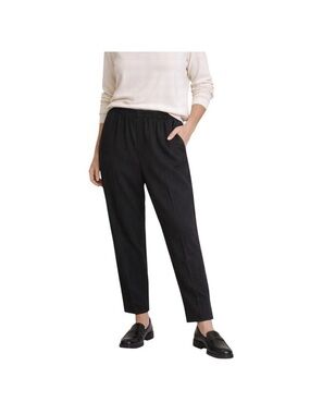 COS Relaxed WOOL tapered pull on pants black size4